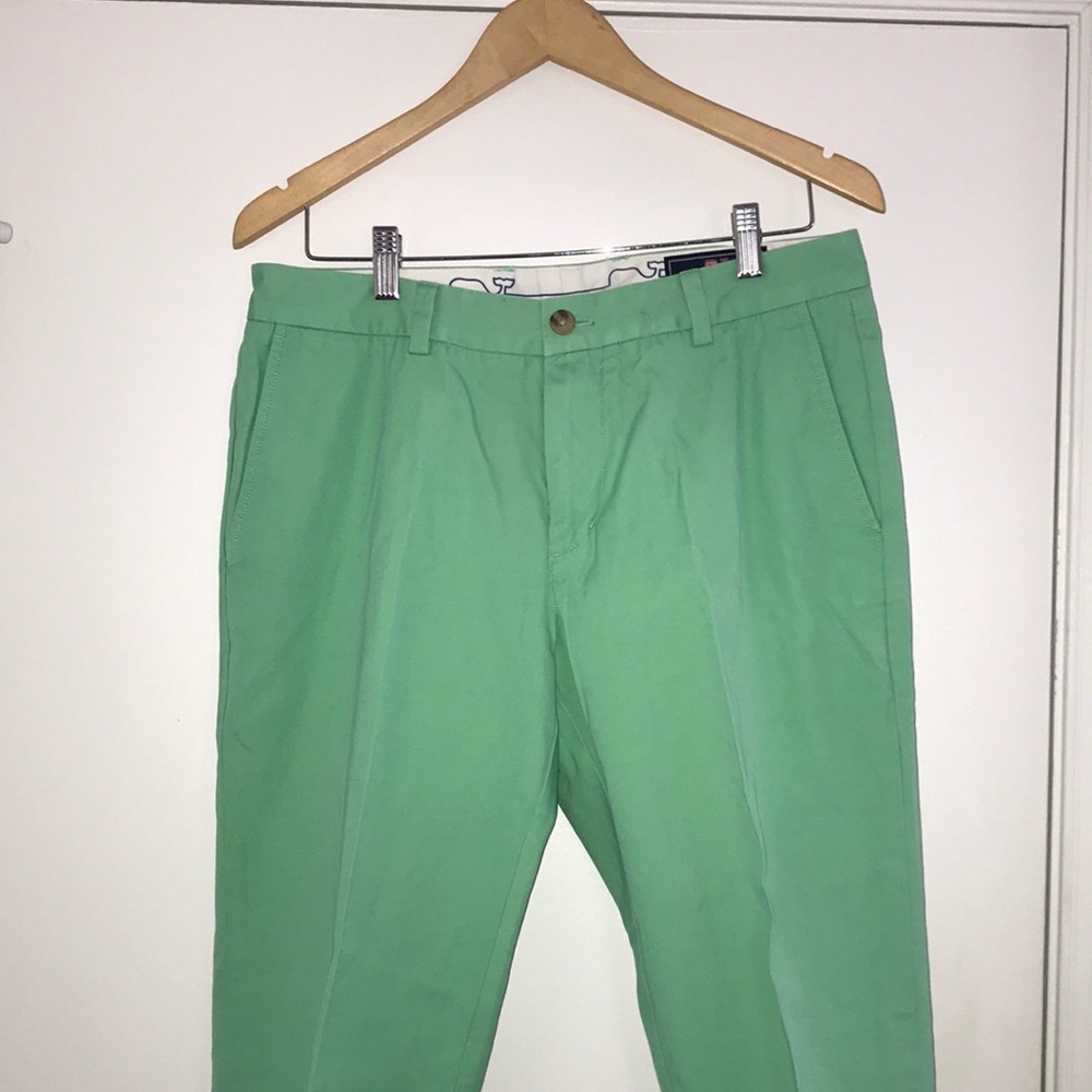 Green Vineyard Vines Breaker Pants